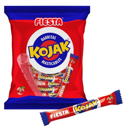 Kojak barra masticable- Bolsa 50 unidades sabor cereza