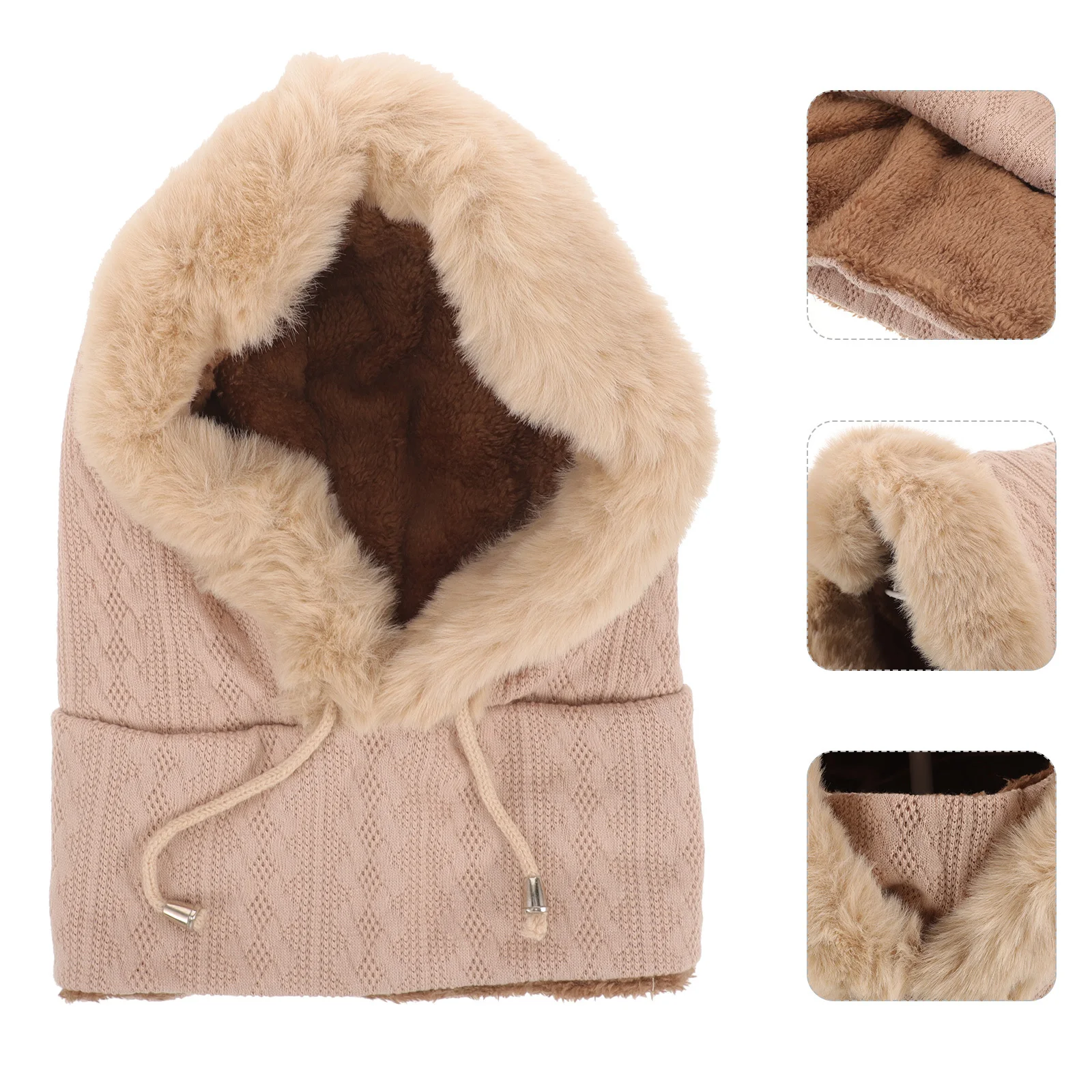 

Winter Hat Neck Warmer for Women Warm Windproof Thermal Headwear for Cold Weather Outdoor Activities Neck Warmer