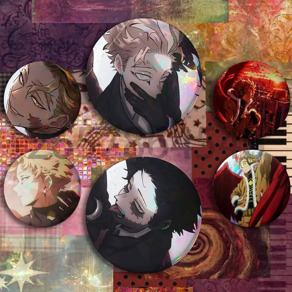 My H-Hero Anime Hawks Button Badge Set Pin Single Pack Anime Merch for Ita Bags Badge Collectible Buttons