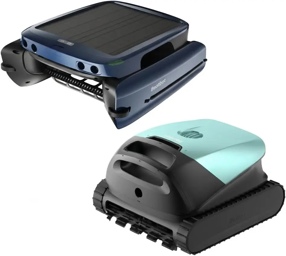 Beatbot Sora 10 Cordless Robotic Pool Vacuum Cleaner with iSkim 24/7 Cleaning Solar Powered Skimmer, Cleans Floor, Walls, Waterl