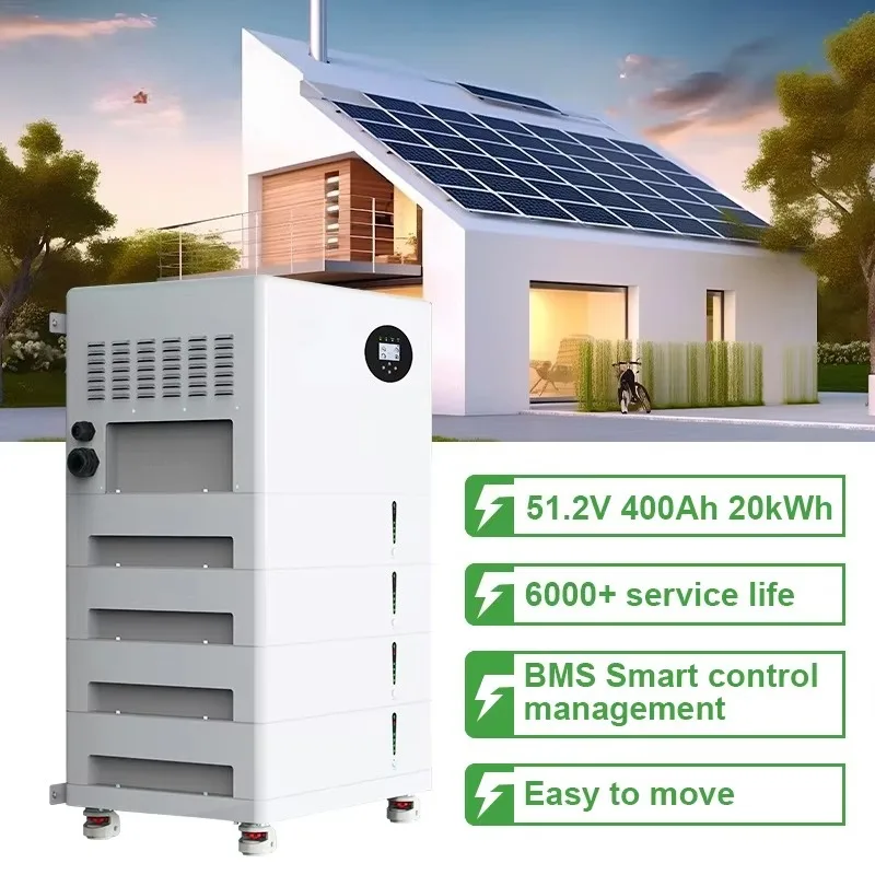 Off-Grid Home Energy Storage System LiFePO4 Solar Battery with Inverter for Independent Power Supply