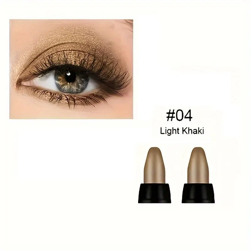 16-kleuren parelmoer eyeliner, kleur glitter waterdichte langdurige oogmake-up niet-vlekkende eyeliner