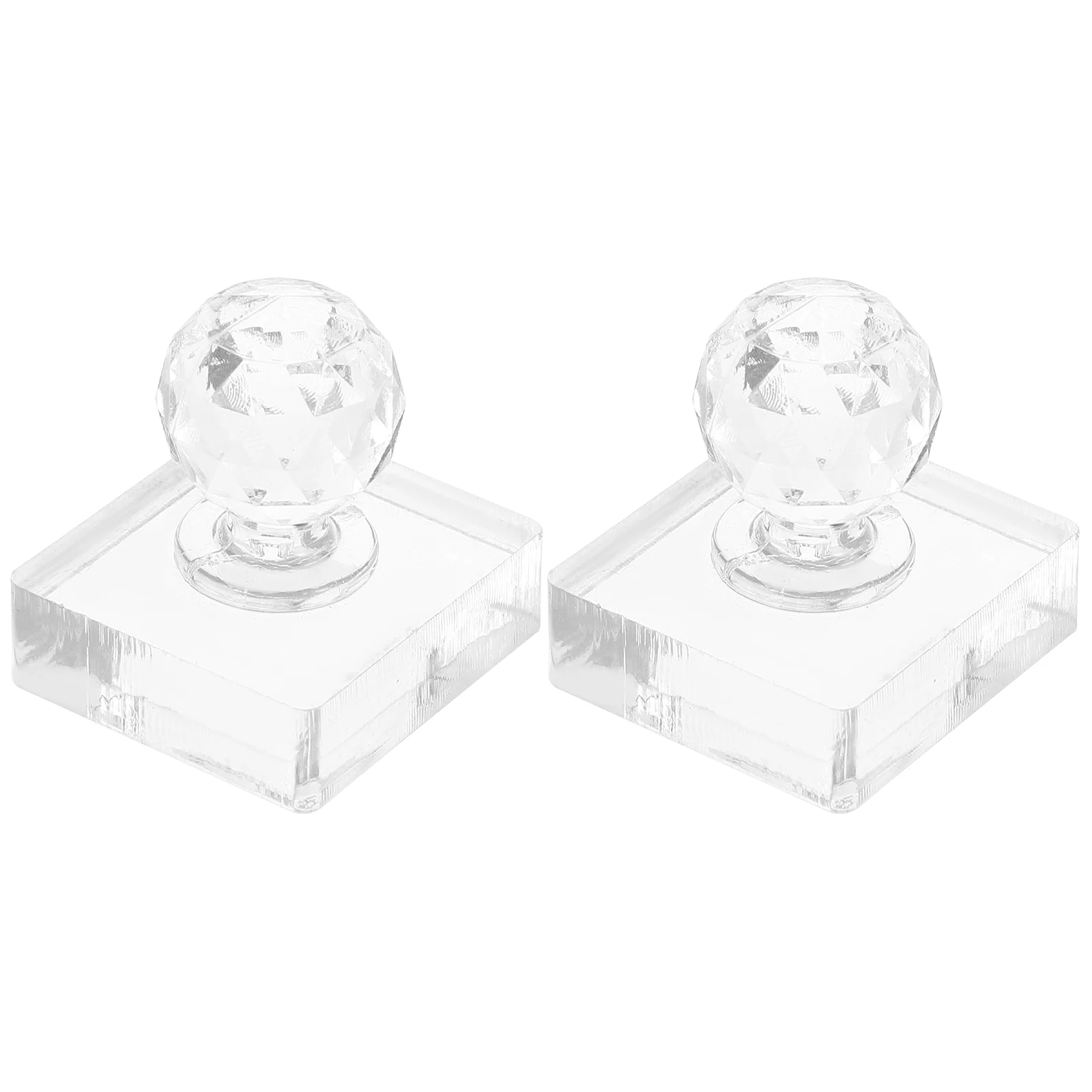 

2pcs Pigment Pestle Acrylic Muller Short Handle Fine Grinding Tool For Oil Watercolor Painting Mineral Pigment Grinder Manual