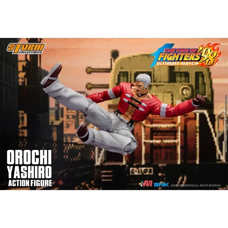 In Stock Original Storm Toys 1/12 Scale The King of Fighters '98 Ultimate Match Orochi Yashiro Articulated Action Figure