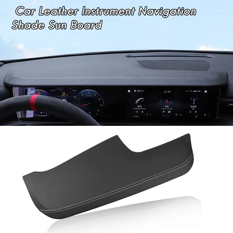 Car Leather Instrument Navigation Display Screen Shade Sun Board For Mercedes Benz A Class W177 CLA C118 2019-2020