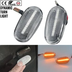 Car Dynamic LED Side Marker Lights Arrow Turn Signal Flashing Blinker Lamp For Alfa Romeo Mito 955 147 GT 937 For Fiat Bravo mk2