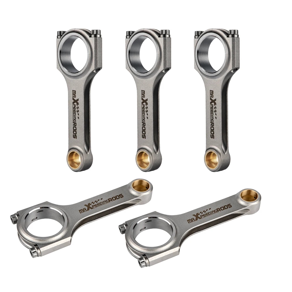 Connecting Rods for Volkswagen Golf Gti Audi 1.8T 225 2.0 16V 20V ARPL19 Bolts Forged 4340  for Audi VW EA888 Engine 144mm