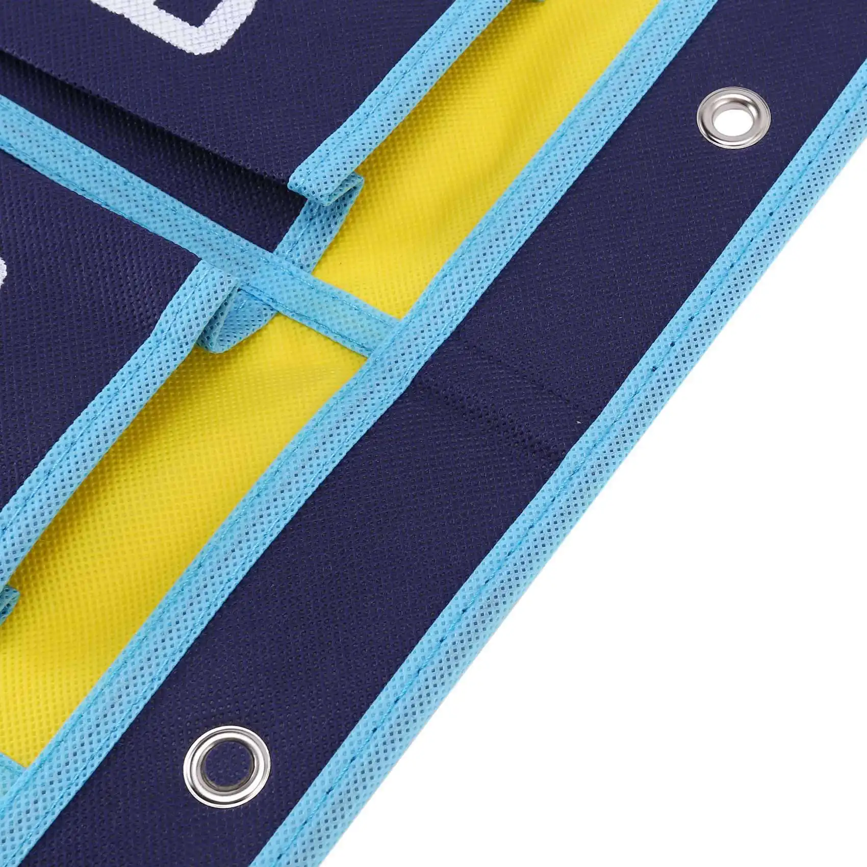 A84E-4X Numbered Pocket Chart Classroom Organizer For Cell Phones Calculator Holders (30 Pockets, Blue Pockets)