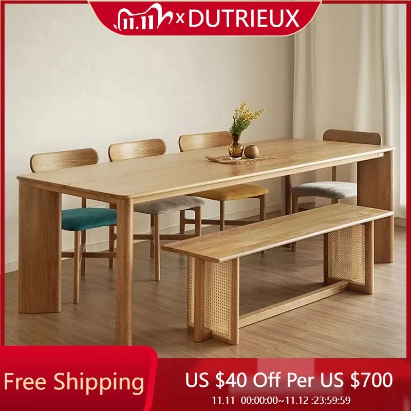 

Wooden Organizer Party Table Event Wedding Unique Nordic Luxury Center Computer Dining Table Restaurant Beauty Home Decoration
