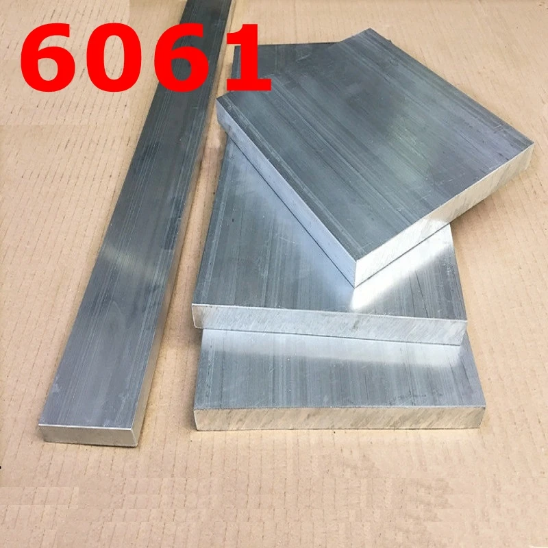 1pcs 6061 Aluminium Flat Bar 3mm 4mm 5mm 6mm 8mm Sheet plate CNC Machinery Parts customize