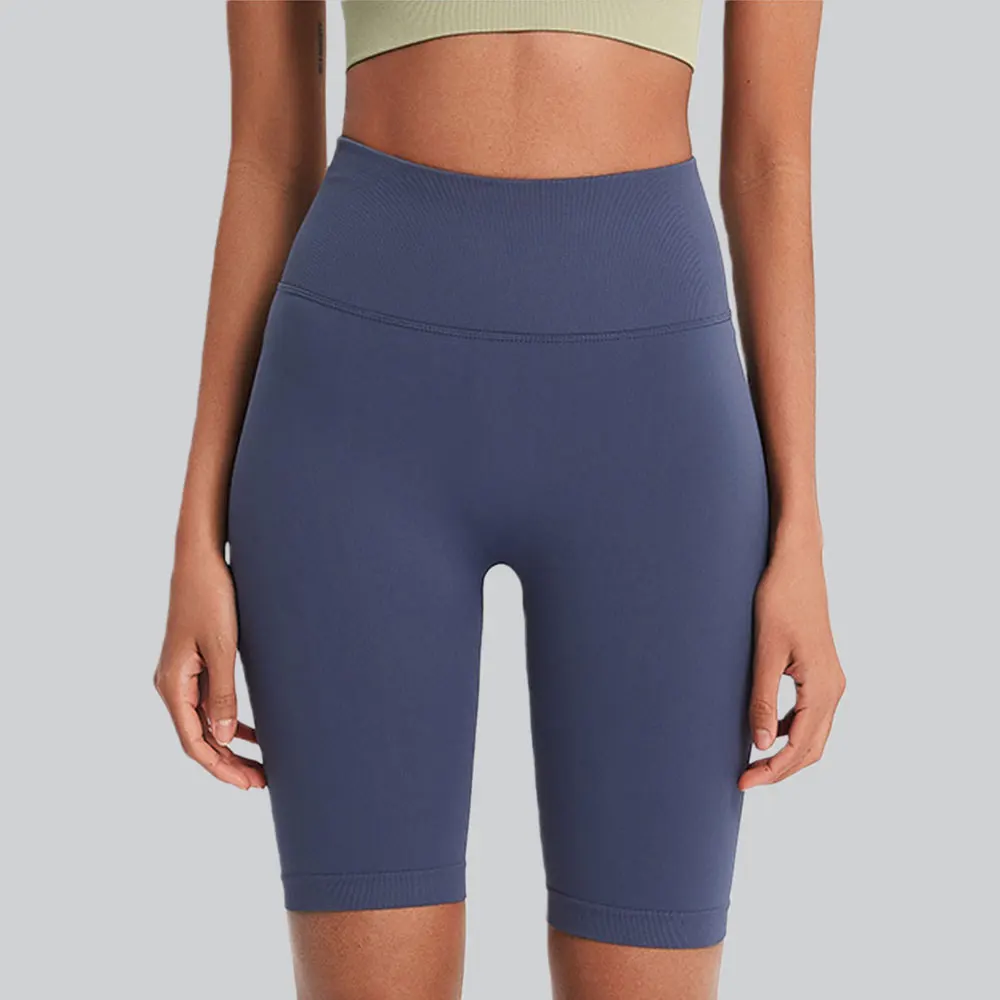 

Женские летние шорты для йоги, бесшовные шорты с высокой талией, спортивные колготки для бега, эластичные брюки для велоспорта, подтягивающие ягодицы