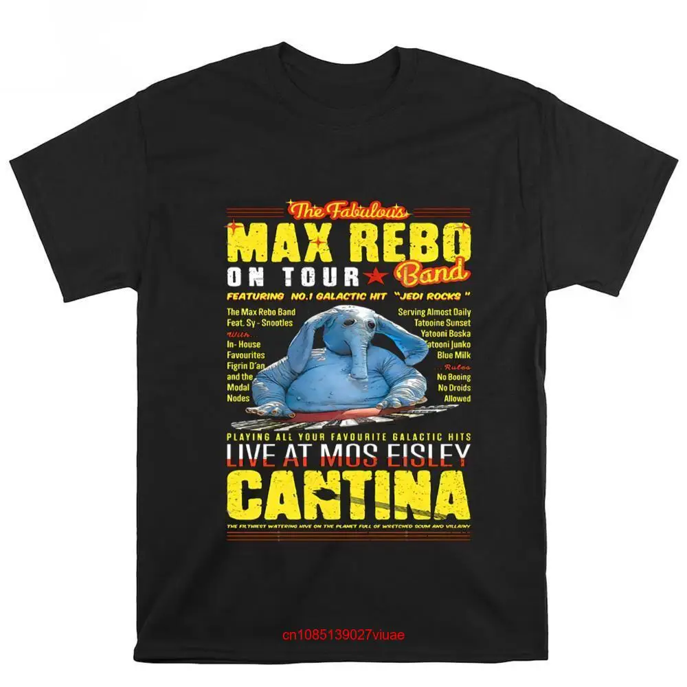 On Tour At Cantina Mos Eisley The Max Rebo Band T Shirt S 5XL long or short sleeves