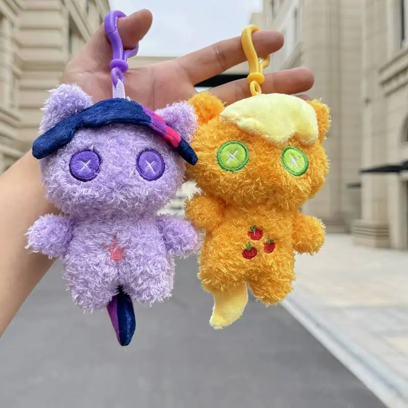 My Little Pony Dopamine Stijl Pluche Sleutelhanger Kleurrijke Zachte Tas Charme Voor Rugzak Sleutels Schattig MLP Speelgoed Voor Meisjes Fans Gift