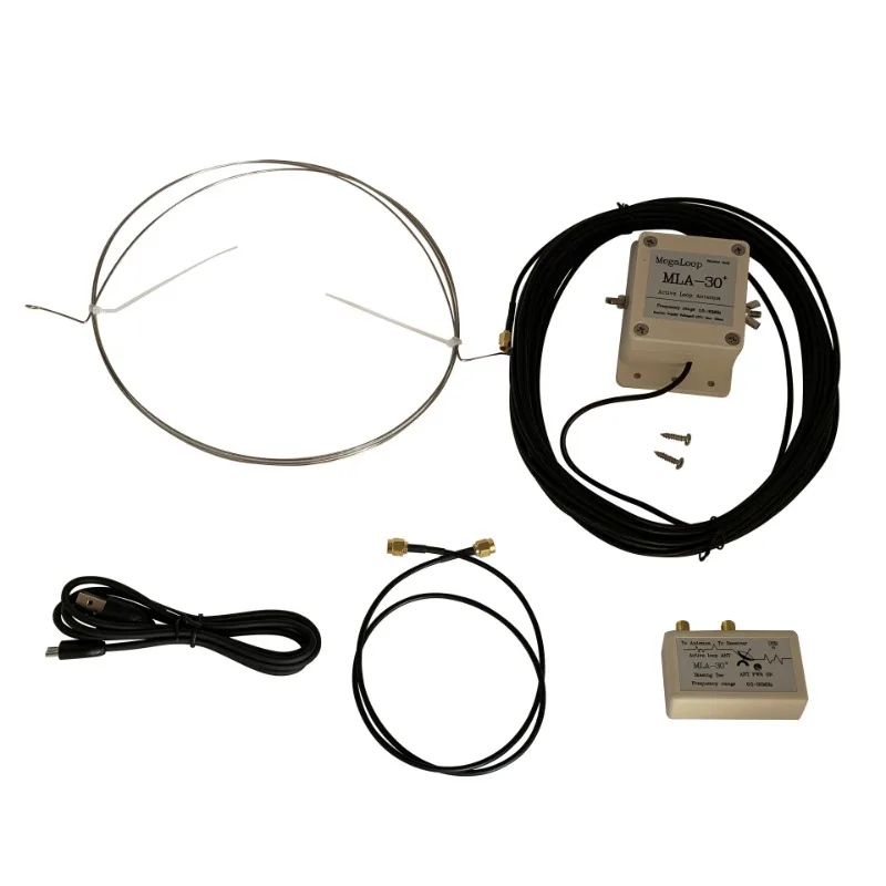 MLA-30 Ring Active Receiving Antenna, Low Noise, Medium Wave, Short Wave Antenna, Balcony Erection