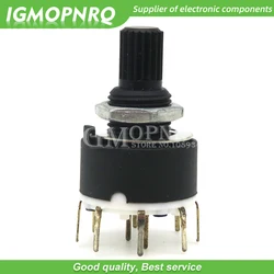 RS16 RS26 Selectable Band Rotary Channel Selector Switch Single Deck Rotary Switch Band Selector 1P12T 2P6T 3P4T 4P3T