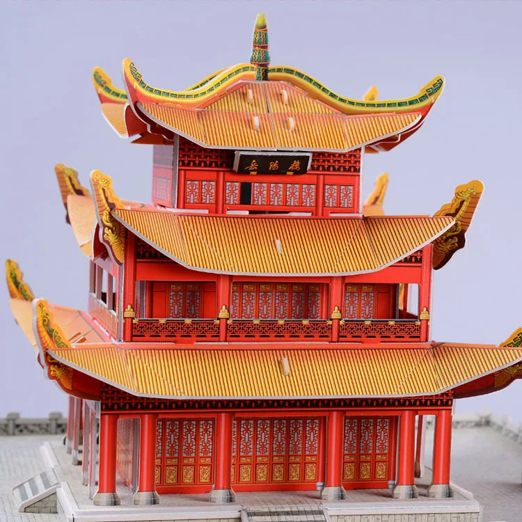Ancient architecture 3D puzzle drawing assembly DIY model toys children's games world building puzzle educational toys gift P017