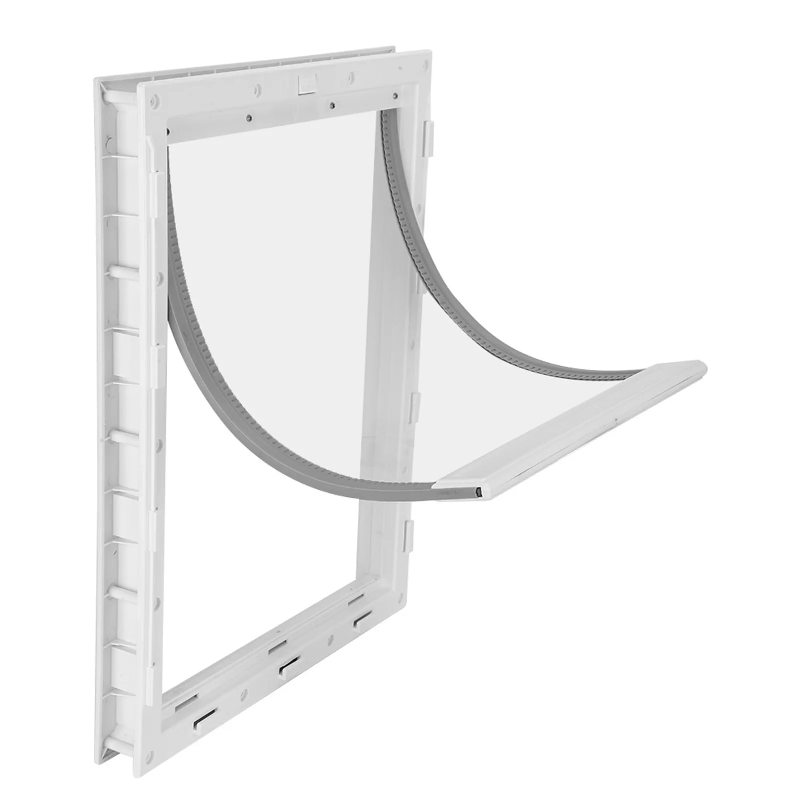 Large Pet Door Automatically Close Pet Door Outdoor Dogs Cats Window Gate House Enter Freely Fashion Pretty Garden Easy Install