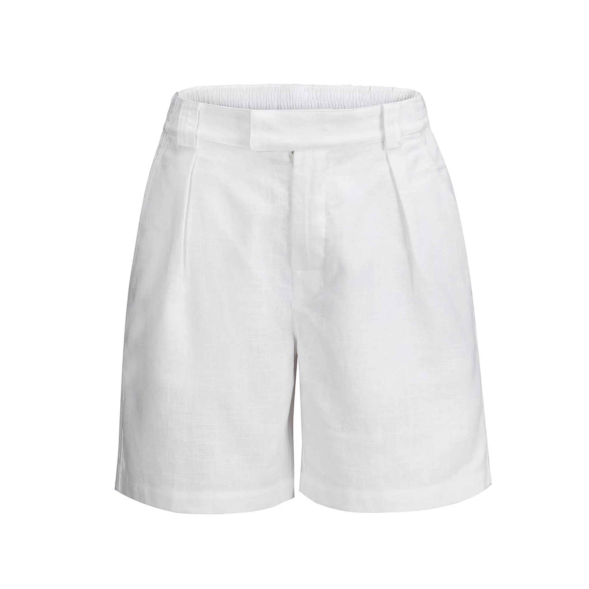 men summer casual bermuda linen shorts