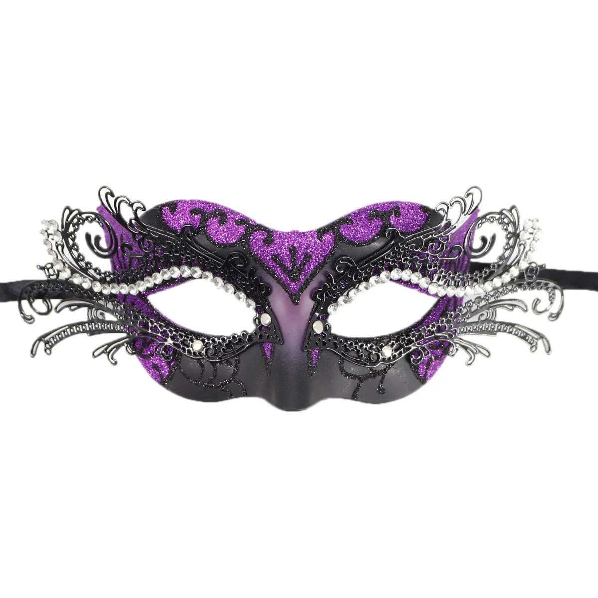 Couple Iron Metal Butterfly Masquerade Mask Halloween Carnival Easter Performance Queen Party Masks