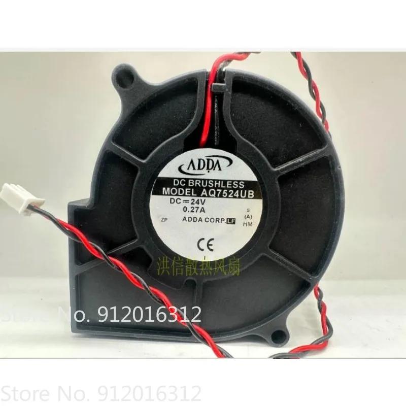 

Original New Fan for ADDA AQ7524UB DC24V 0.27A 7CM Turbo Blower Fan 75 * 75 * 30MM