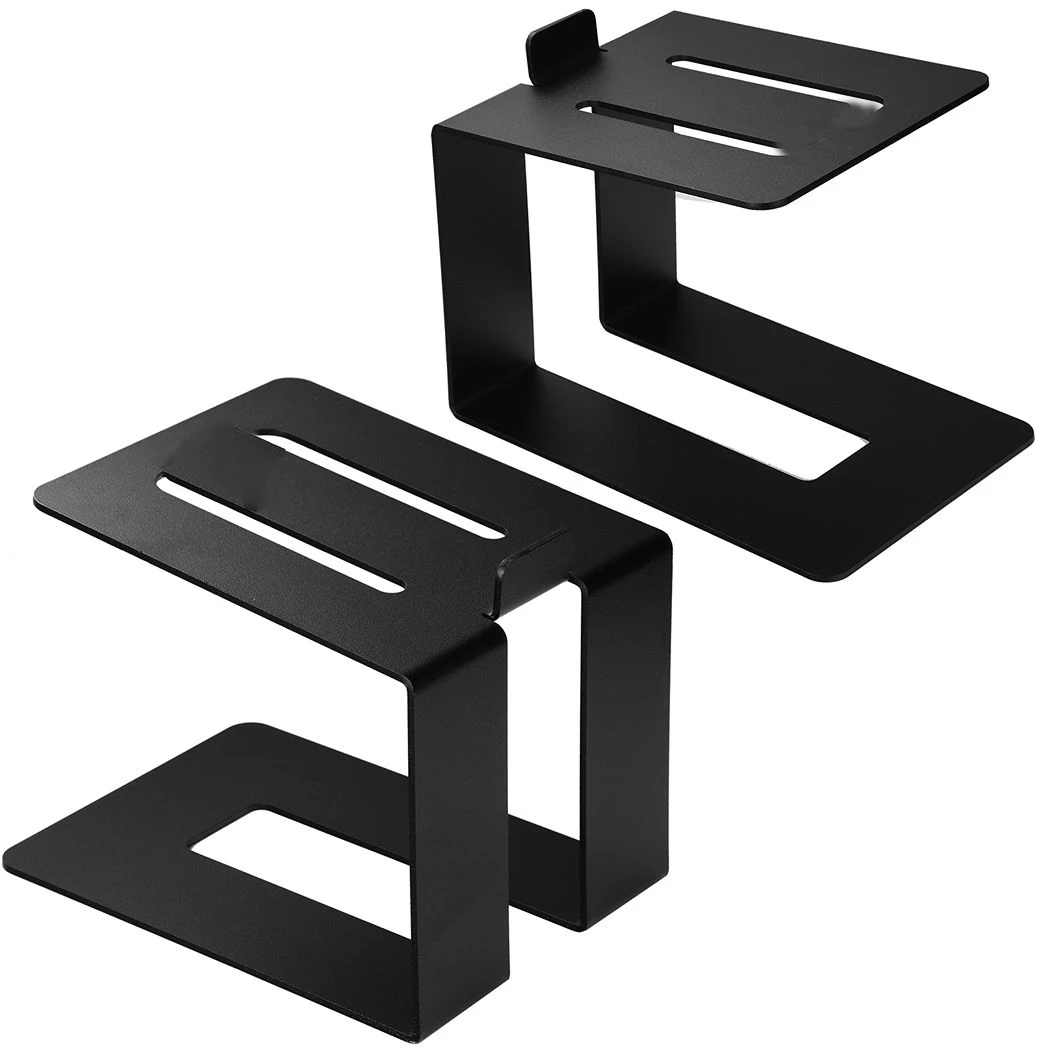 

2Pcs Durable Anti Slip Desktop Speaker Stand Metal Sound Speaker Riser Tabletop Audio Stand Anti-vibration Audio Base Accessory