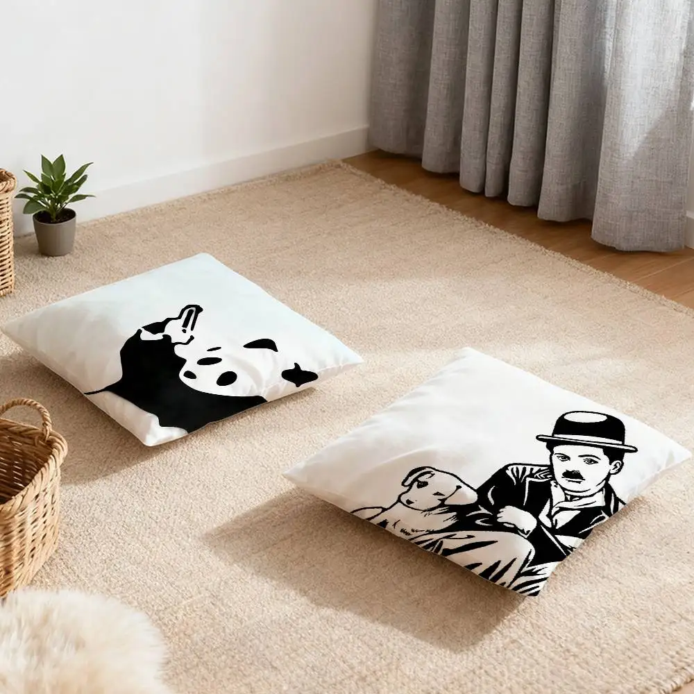 

Graffiti Artist B-Banksy Pillow Case Multi sized car cushions, luxurious home sofas, decorative pillowcases