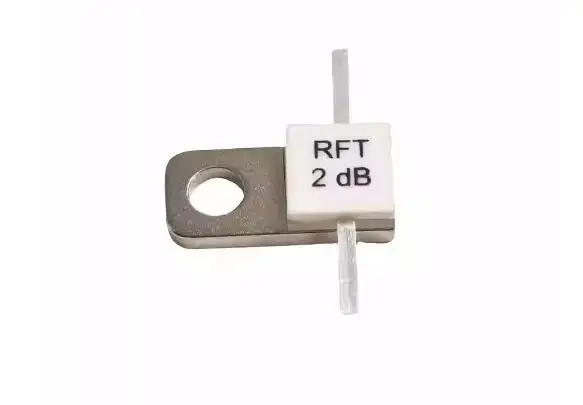 RFT30-60AM1306 frequency can be used for DC~6.0GHz flange attenuation plate 30dB60W 20 times 6 double holes, hole spacing 14