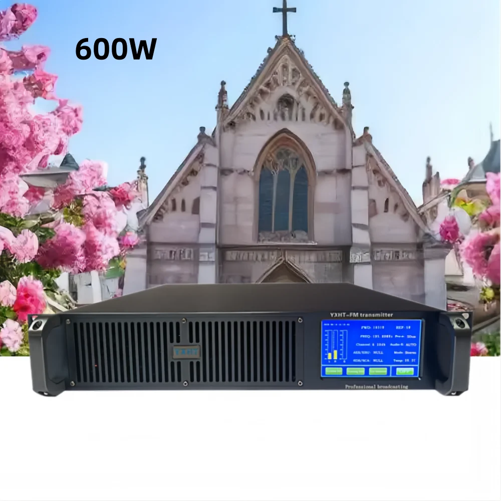

Long Distance Transmission 600W FM Broadcast Transmitter: Stereo Radio Station Equipment