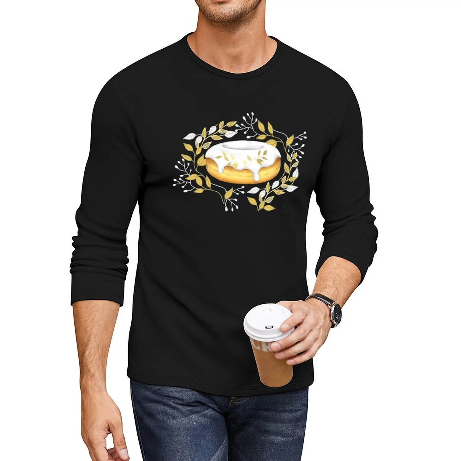 

Classy Trashy Doughnut Damask Long T-Shirt plus size tops tops graphic t shirts mens tall t shirts