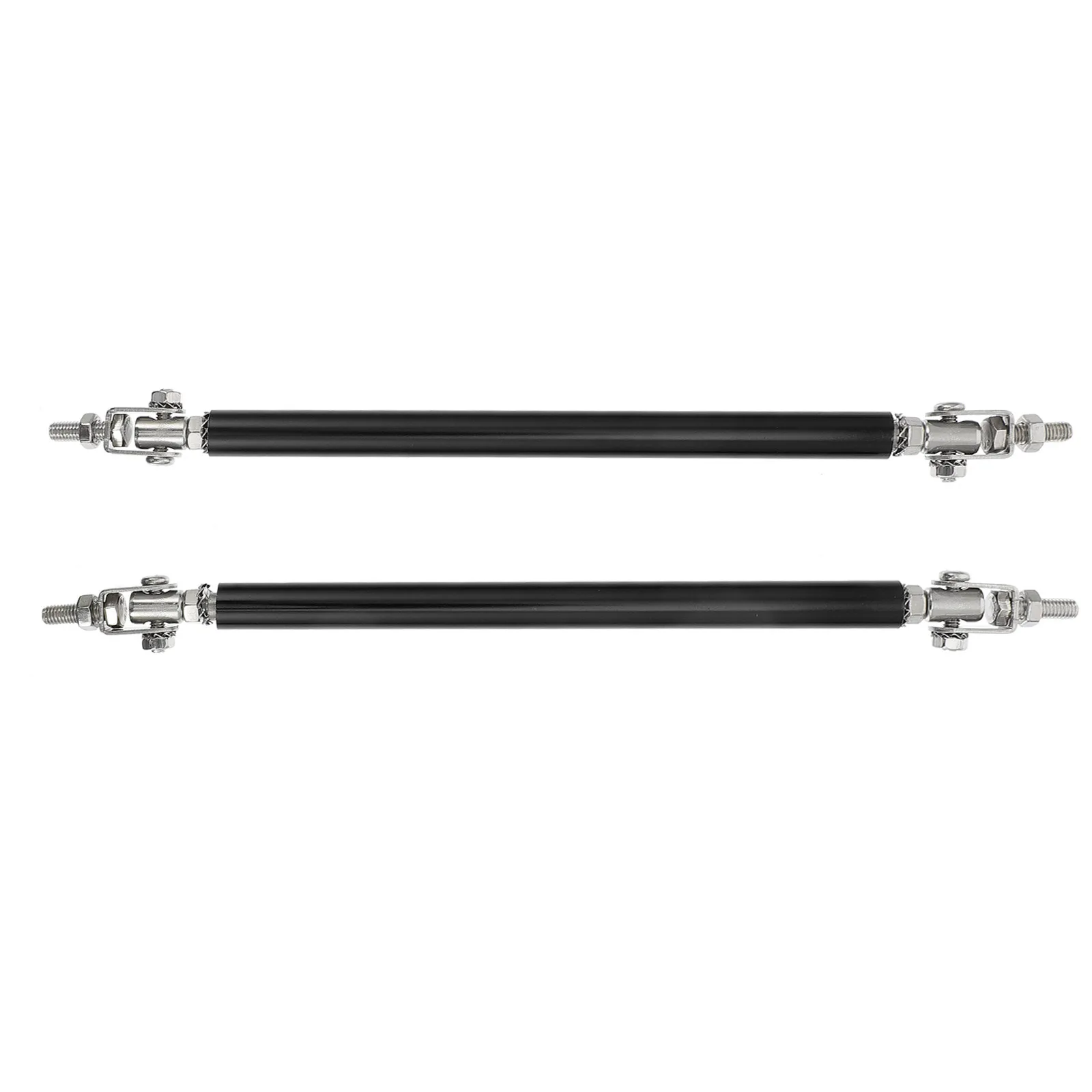 

2pcs Universal Adjustable Car Front Bumper Lip Rod Splitter Stainless Steel Aluminum Alloy Bumper Protector Support Bar