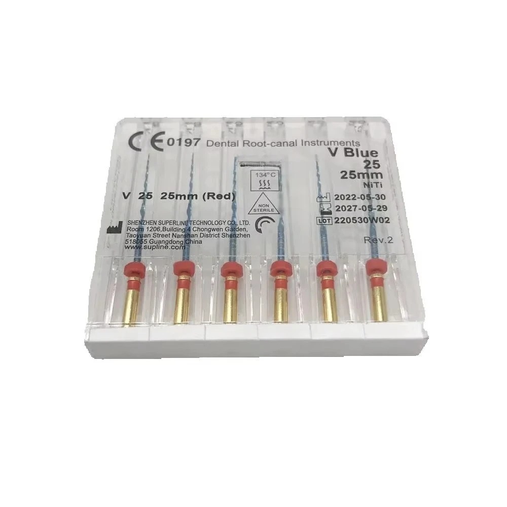 10 Packs NiTi Rotary Files 25mm #25 Endodontic Engine Use