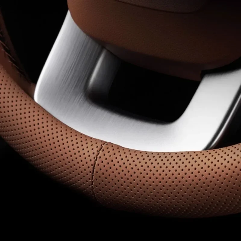 Circular Car Steering Wheel Cover for Hyundai Santa Fe 2024 Santa Fe MX5 IX45 Steering Wheel Interior Protection Accessories