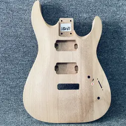 HB081 Solid Redwood HH Pickups Custom Tremolo and Bridges Unfinished ST Guitar Body for DIY Replace with Wood Damaged Sales