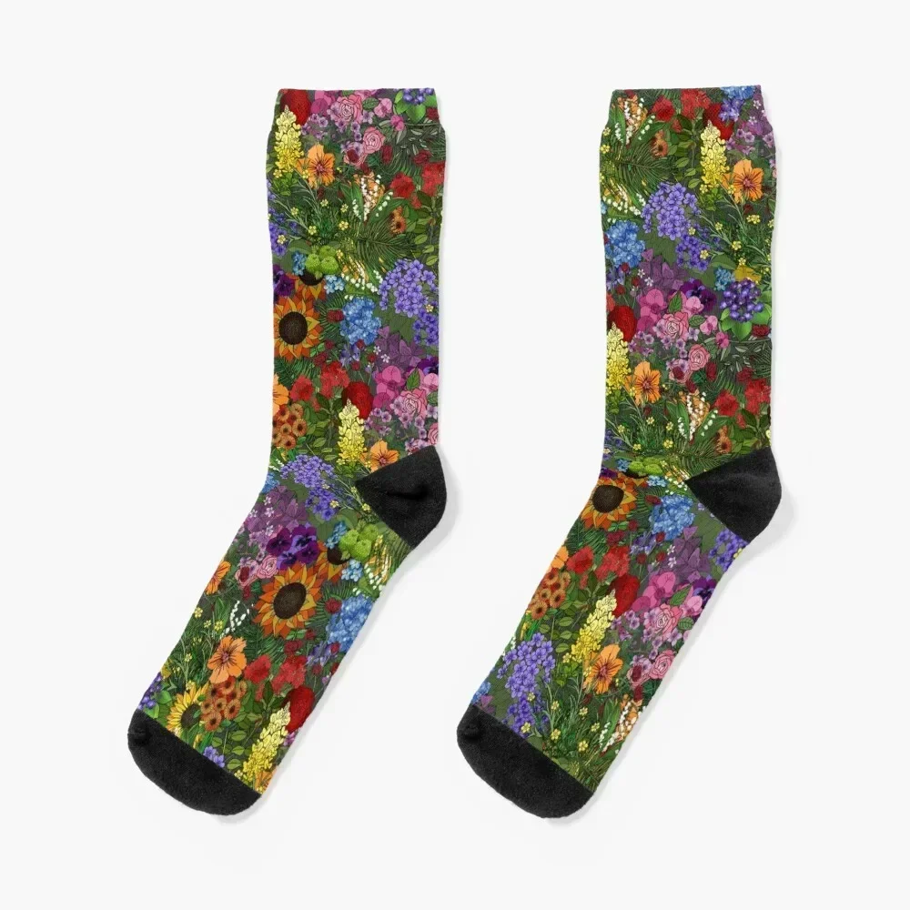 Botanic Garden Socks men cotton high quality compression warm winter Socks Man Women's