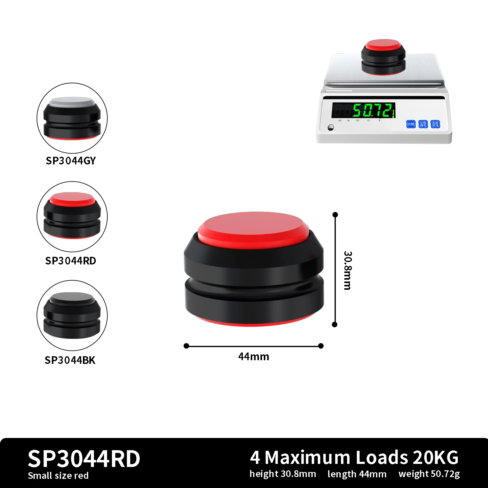 مكبر صوت مكبر للصوت Preamp DAC المثبط الاهتزاز سدادة HiFi مادة السيليكون القدم مسمار قدم امتصاص الصدمات وسادة