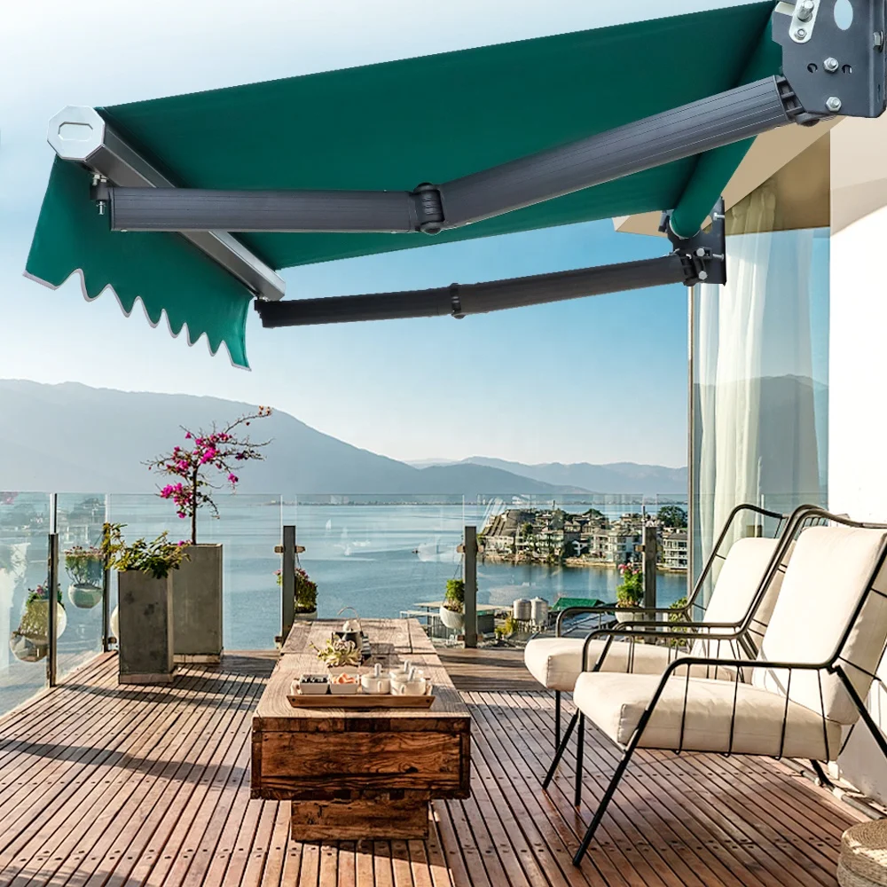 

ATV&UTVRetractable Aluminum Wall-Mounted Heavy Duty Anti Snow & Rain Awning with Remote Control