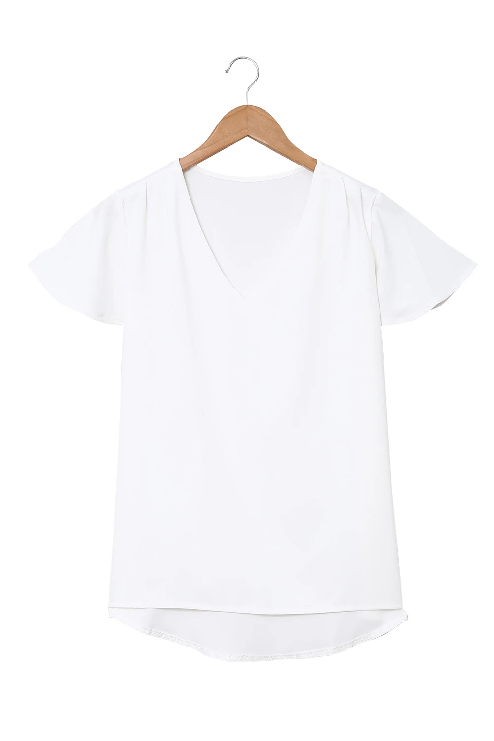 Chic V-neck Short Sleeve Tee