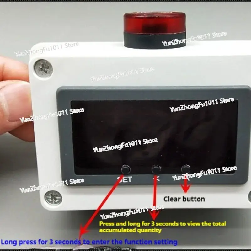 

Counter Automatic Sensing Infrared Conveyor Belt Assembly Line Conveyor Belt Intelligent Digital Display Counting Device