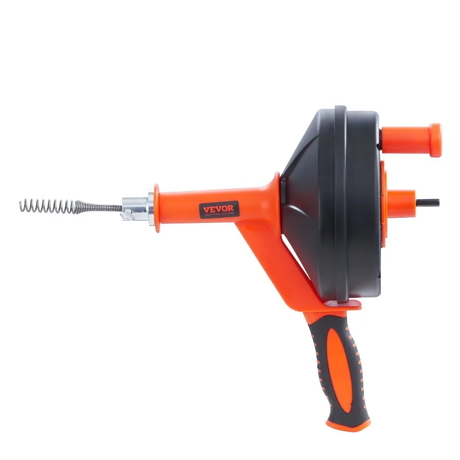 

Прочистная трубка-навеск 25 футов с насадкой для дрели, для удаления засоров в кухонных и ванных раковинах, душевых кабинах