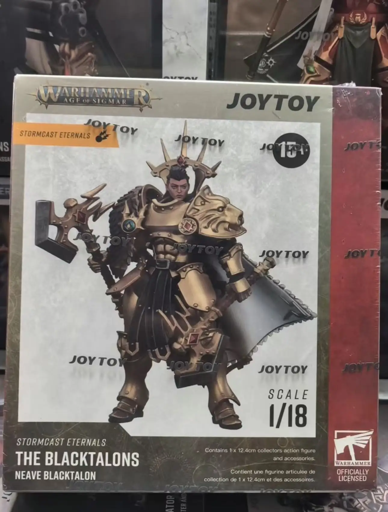 

JOYTOY Dark Source Warhammer Sigma Era Thunder Casting God Army Niv Black Claw Squad 1:18 Movable Soldiers