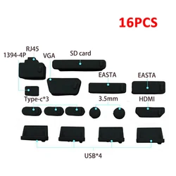Universal Silicone Dust Plugs for Laptop Port Protector Cover Notebook PC VGA USB Interface Dustproof Waterproof Protection Plug