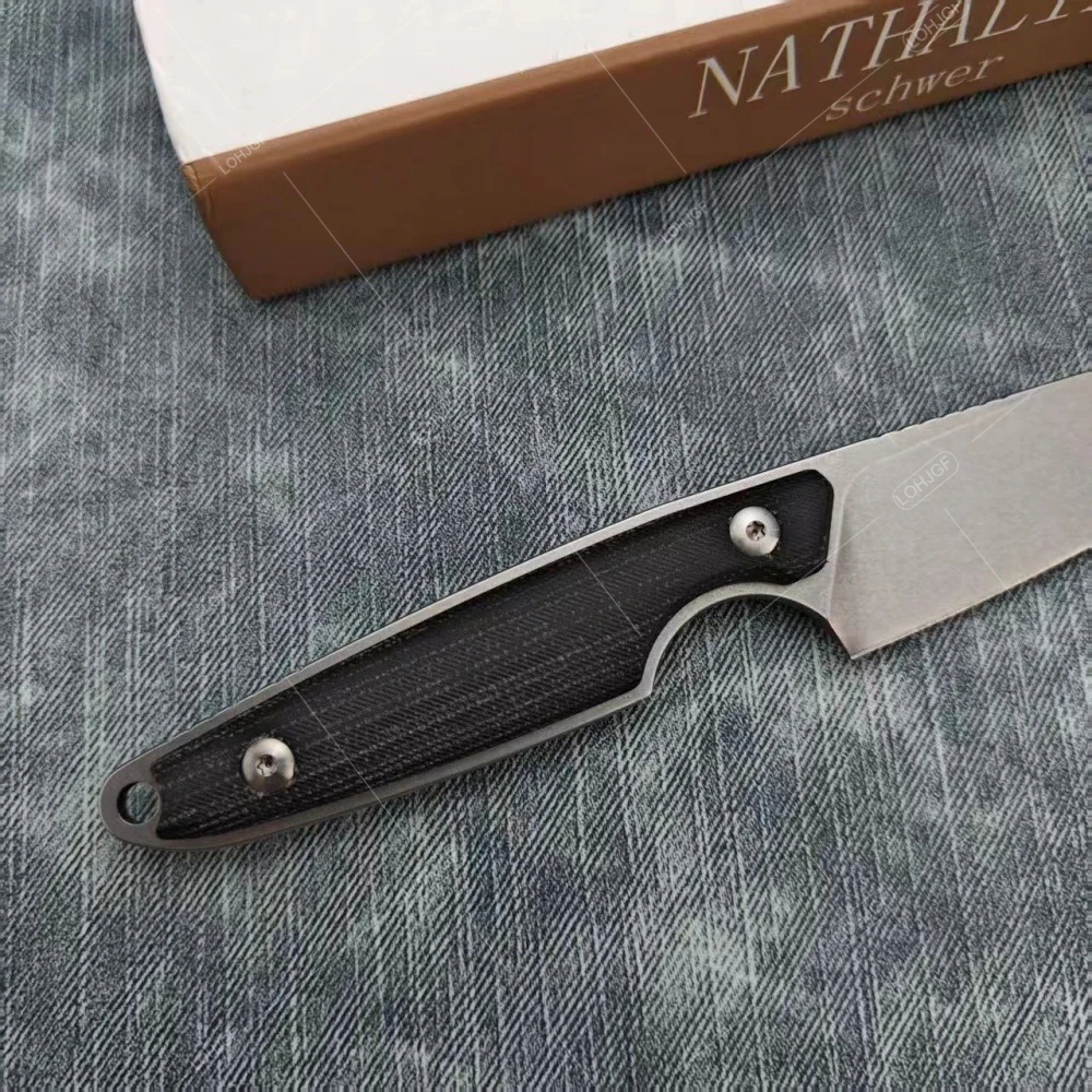 Cuchillo Recto de Acero Inoxid - Camping Cooking Knife With Sheath reseña y precio