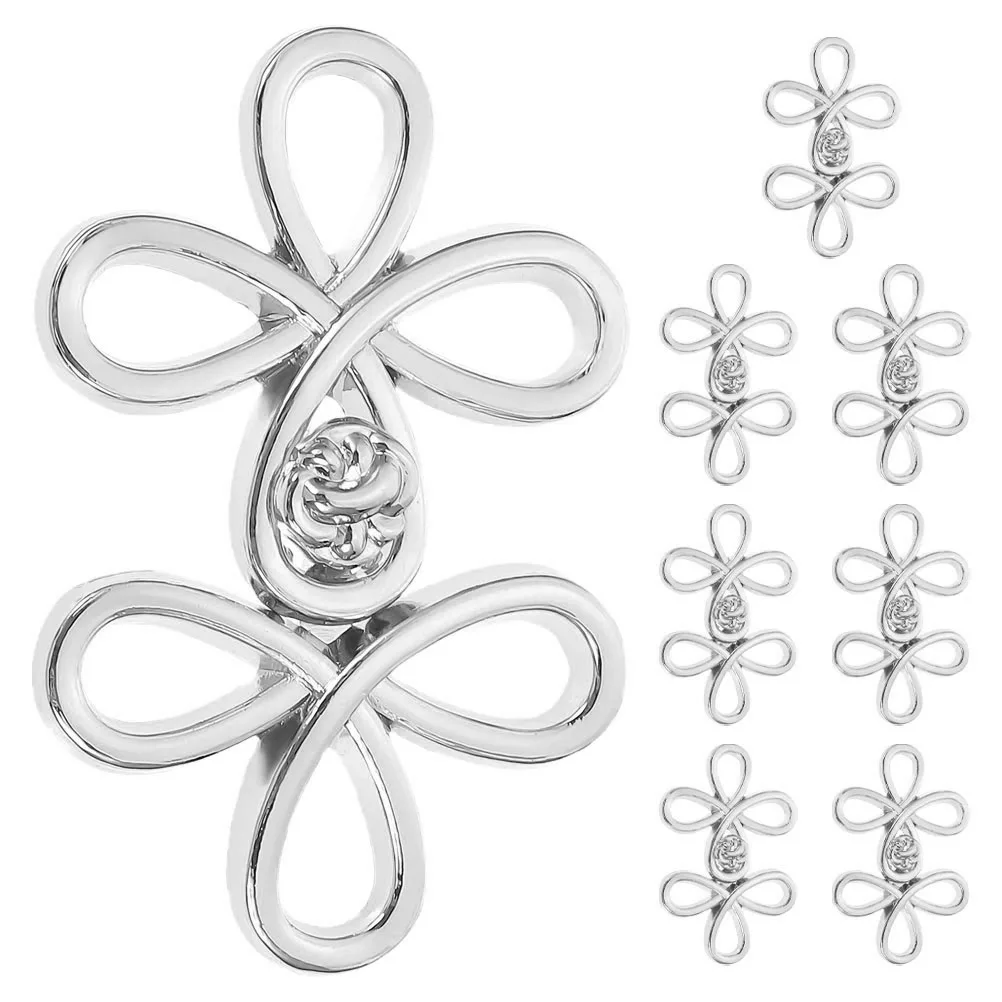 

Vintage Metal Toggle Buttons 8 Pairs Retro Coat Clasps For Trench Overcoat Cardigan Shawl Wrap Closure Zinc Alloy