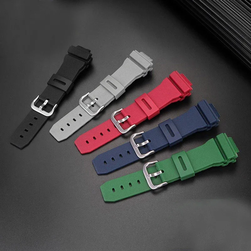 Per Casio G-SHOCK GM-2100 GA-2100 GWM-5610 DW-5600 6900 Serie Uomo Modificato Gomma di Silicone Resina Orologio Bracciale 16mm