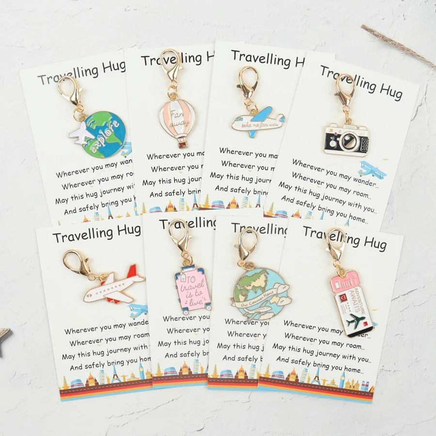 8-Piece Travel Keychain Set, P - đánh giá và giá Travel Accessories As Gifts
