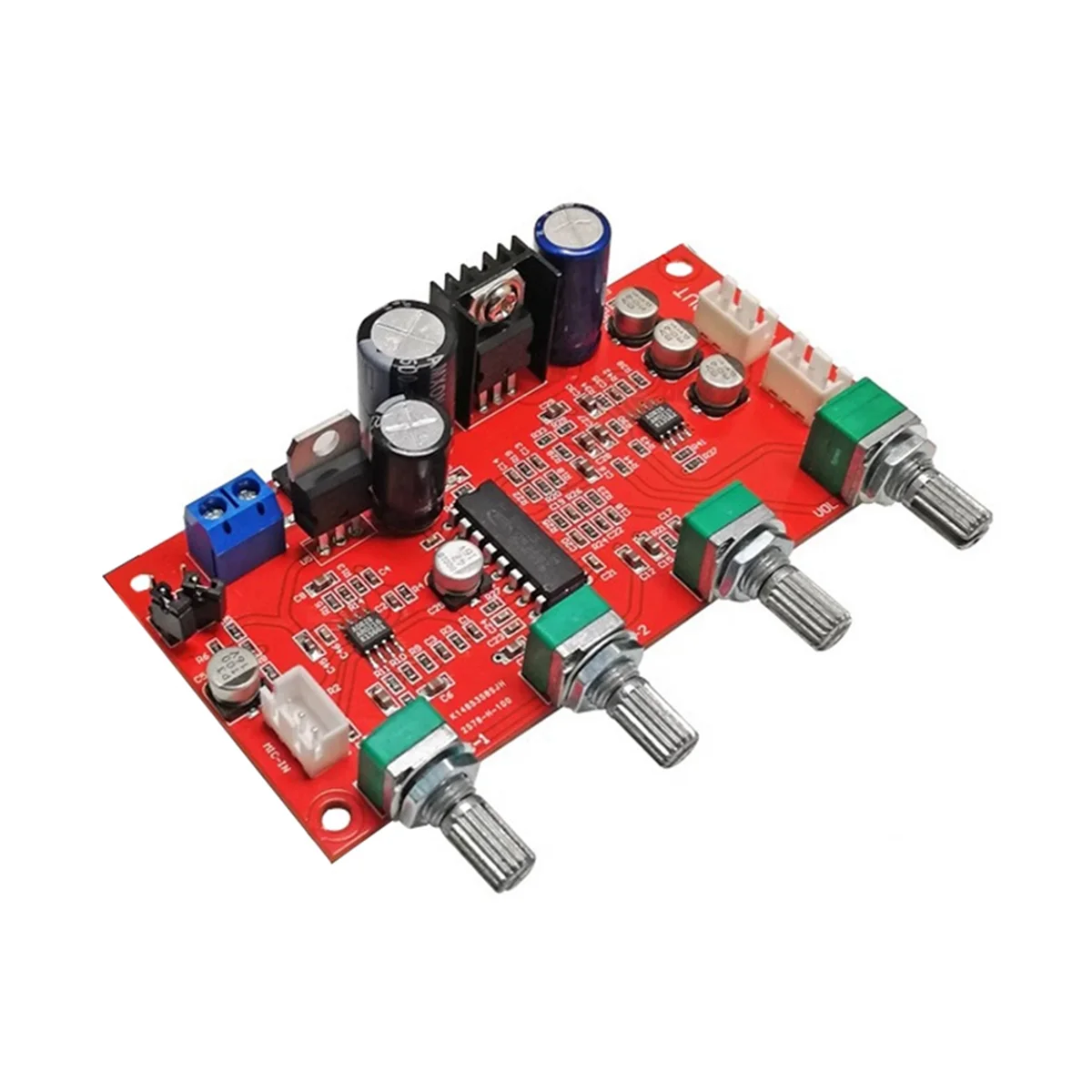 Baru DC 7V 24V PT2399 Mikrofon Digital Papan Amplifier Karaoke Piring Reverb Preamplifier Reverberator