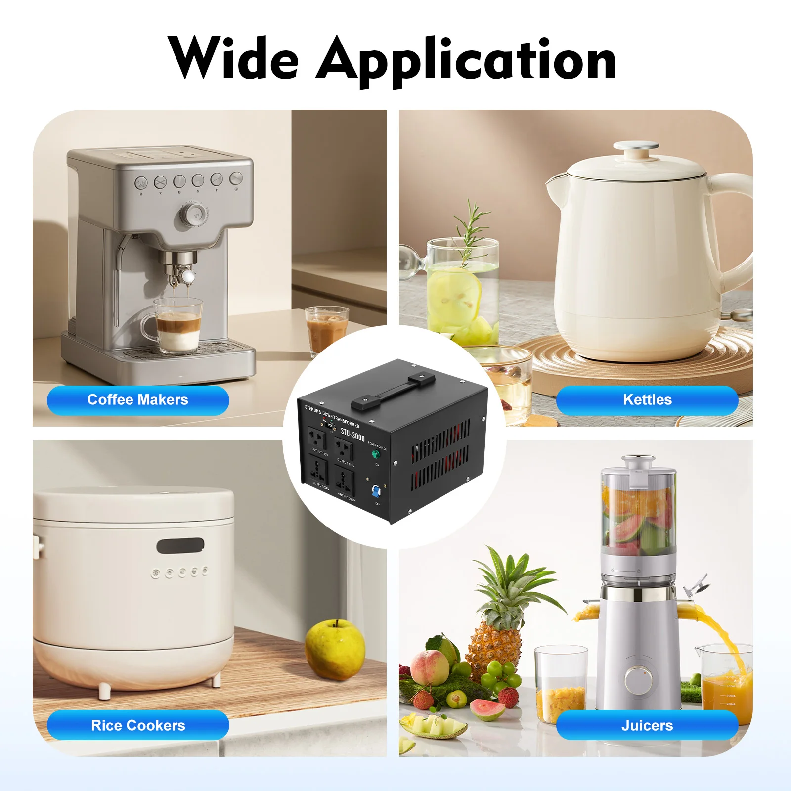 

Voltage Converter Transformer, 3000W Step Up/Down Transformer Converter 220V To 110V Or 110V To 220V Power Converter