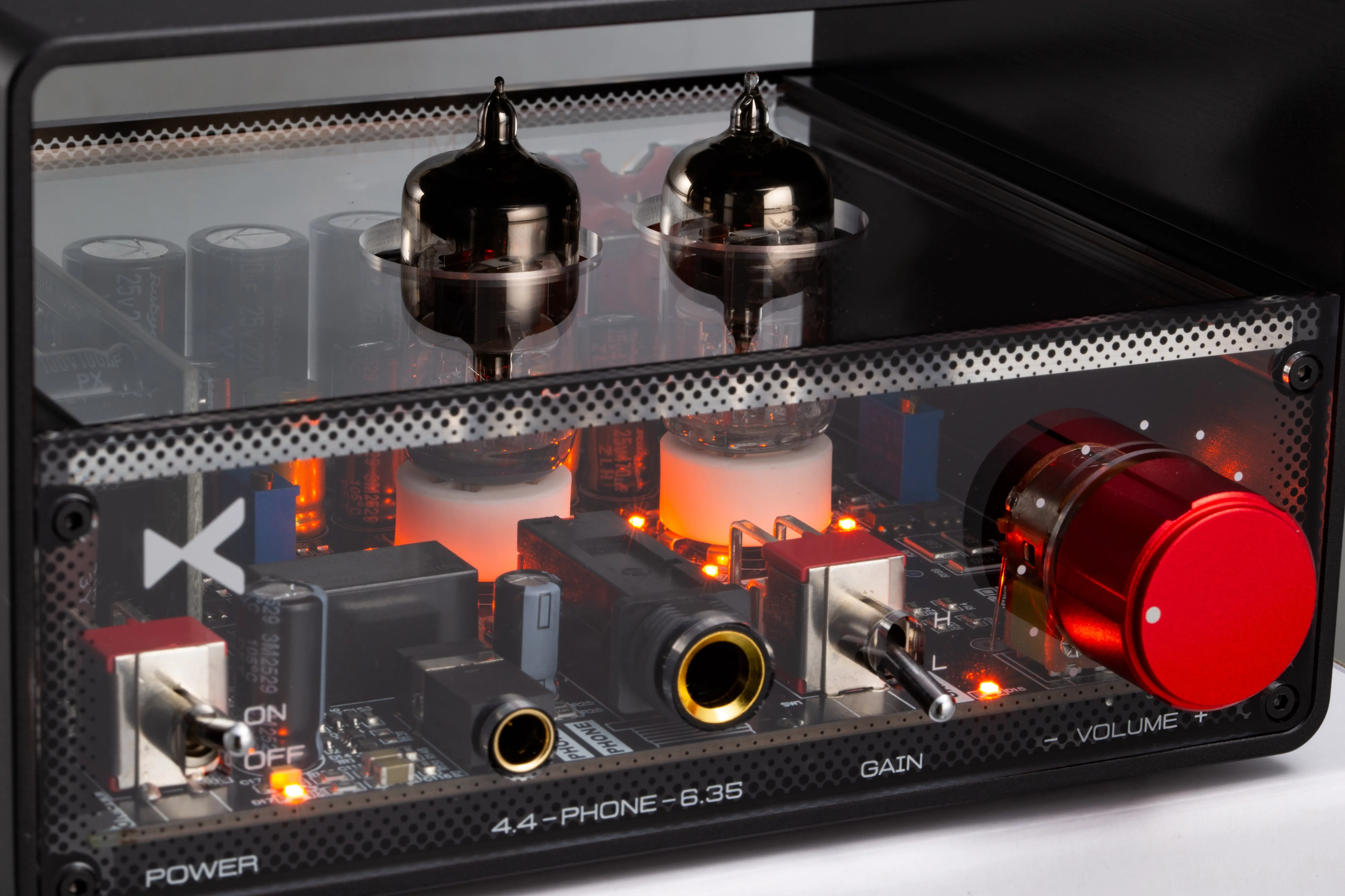 KGUSS xDuoo MT-02 Headphone Amplifier Hybrid Tube-Transistor Sound Architecture Dual 6J1 Vacuum Tube Class view 4