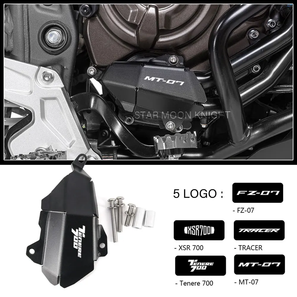 

Motorcycle Accessories Water Pump Protection Guard Cover For YAMAHA Tenere 700 FZ-07 MT07 XSR TRACER 7 700 XTZ690 T7