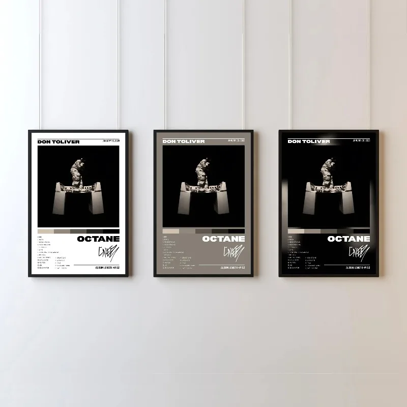 D-Don Toliver Octane Love Sick Life Is A Don Album Cover Canvas Poster Wall Art Hip Hop Music Room Home Decor Aesthetic Gift